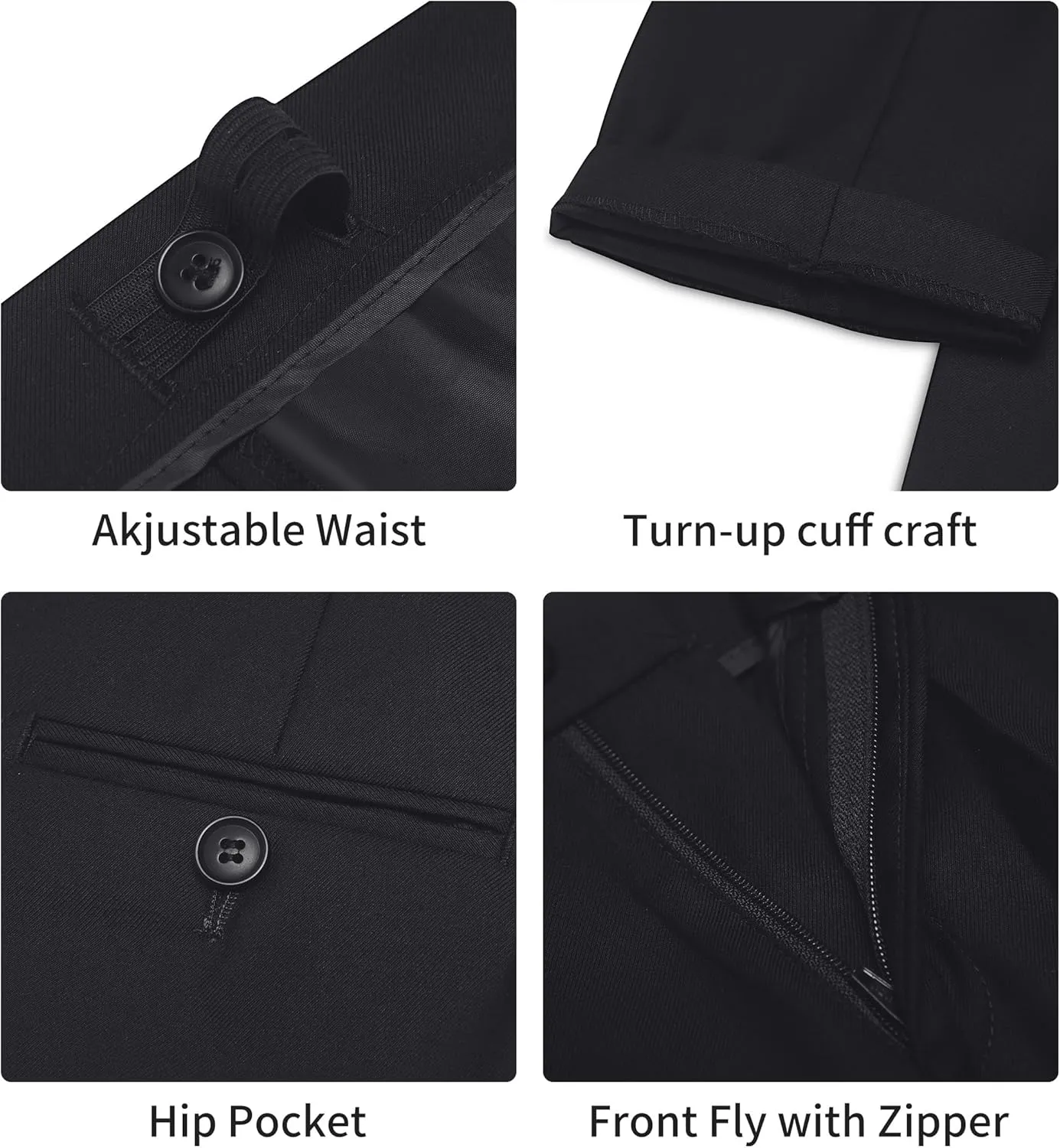 Marvelous World Boys' Formal Slim Fit Suit Set, Adjustable Waist