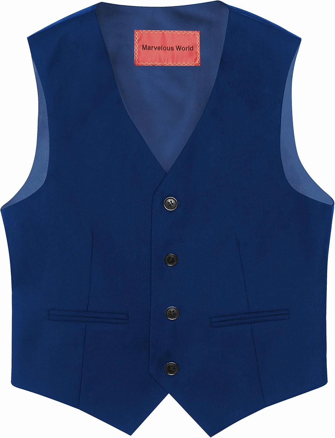 Marvelous World Boys' Formal Slim Fit Suit Set, Adjustable Waist