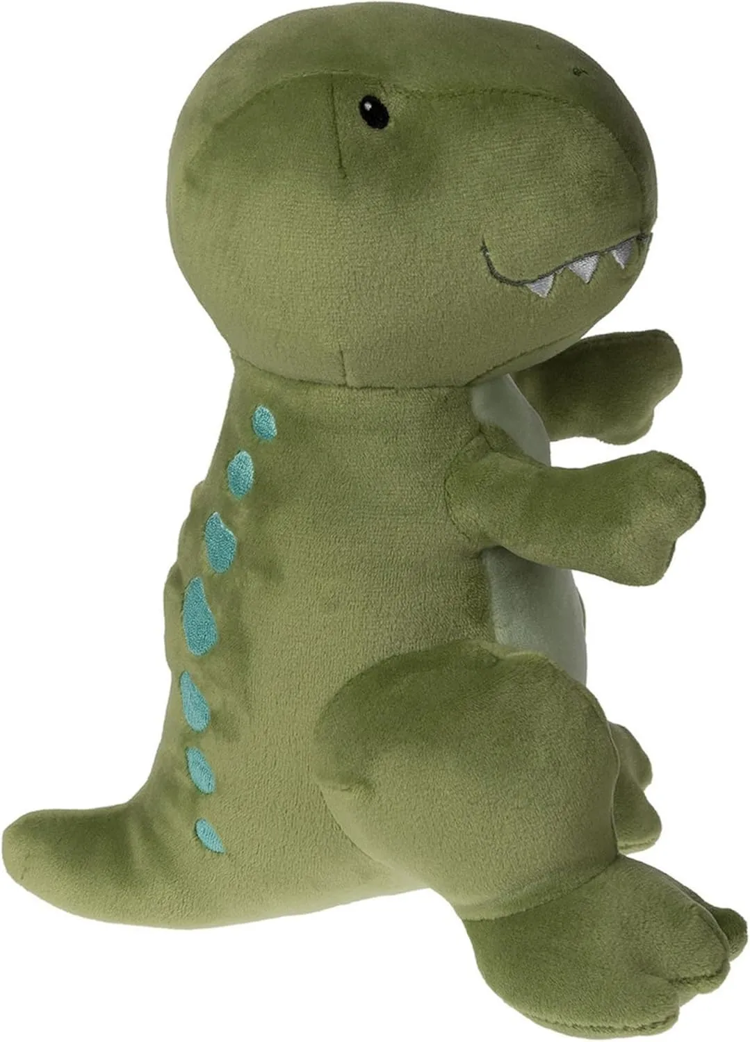 Mary Meyer Stuffed Animal Smootheez Pillow-Soft Toy, 10-Inches, Green T Rex Dinosaur