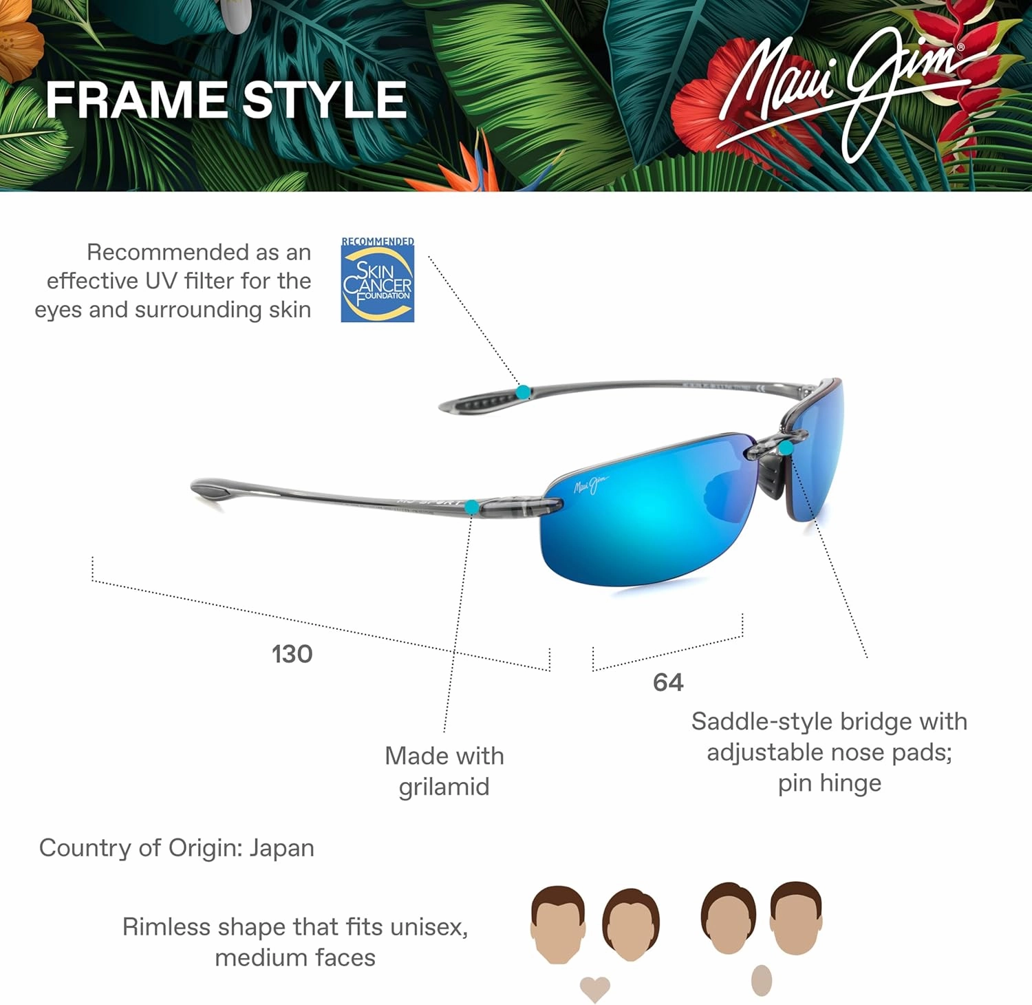 Maui Jim Ho'okipa Sport Sunglasses