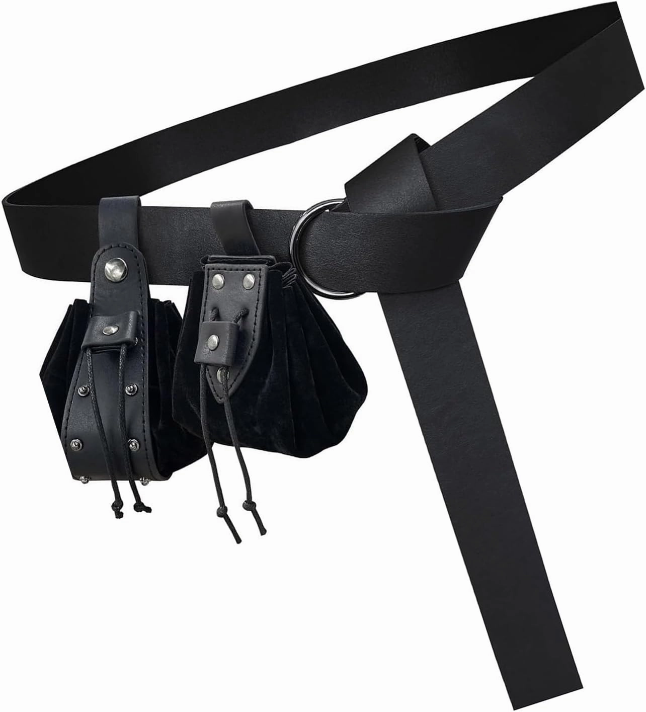 Medieval Belt Sets，3 Pcs/Set Medieval Cosplay Set PU Leather Waist Bag Medieval Belt Renaissances Belt Bag OIN Purse for Women and Men