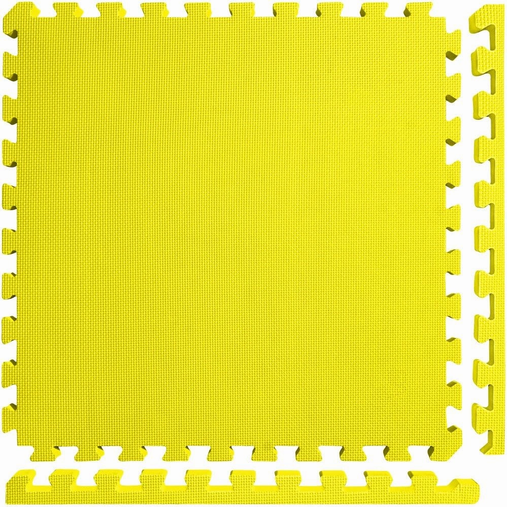 Meister X-THICK 1.5" Interlocking EVA Foam Mats - 2X Cushion for Wrestling, MMA Takedowns & Gymnastics - 2'x2' Tiles