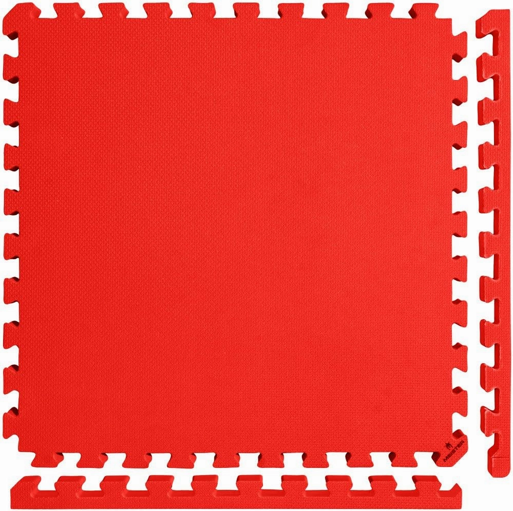 Meister X-THICK 1.5" Interlocking EVA Foam Mats - 2X Cushion for Wrestling, MMA Takedowns & Gymnastics - 2'x2' Tiles