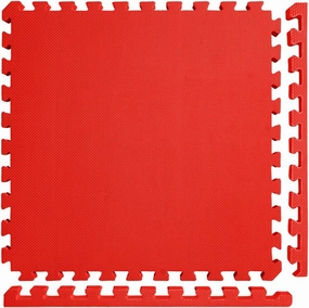 Meister X-THICK 1.5" Interlocking EVA Foam Mats - 2X Cushion for Wrestling, MMA Takedowns & Gymnastics - 2'x2' Tiles