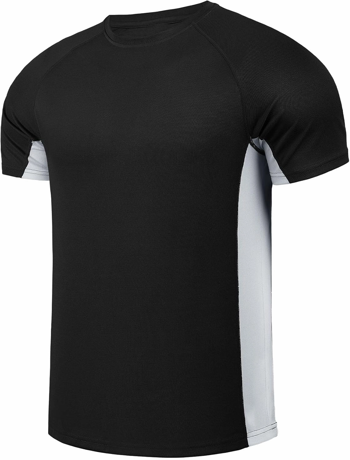 Mens Big and Tall Swim Shirt Sun Protection UPF 50  Rash Gard Quick Dry T-Shirt