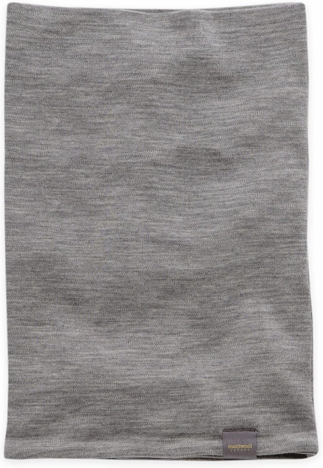 MERIWOOL 100% Merino Wool Ski Neck Gaiter Winter Neck Warmer for Women and Men