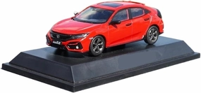 Metal Vehicles Toys 1:43 for Honda Civic 2020 Alloy Simulation Miniature Car Model Adult Collection Outdoor Play Home Or Office Décor(Red)