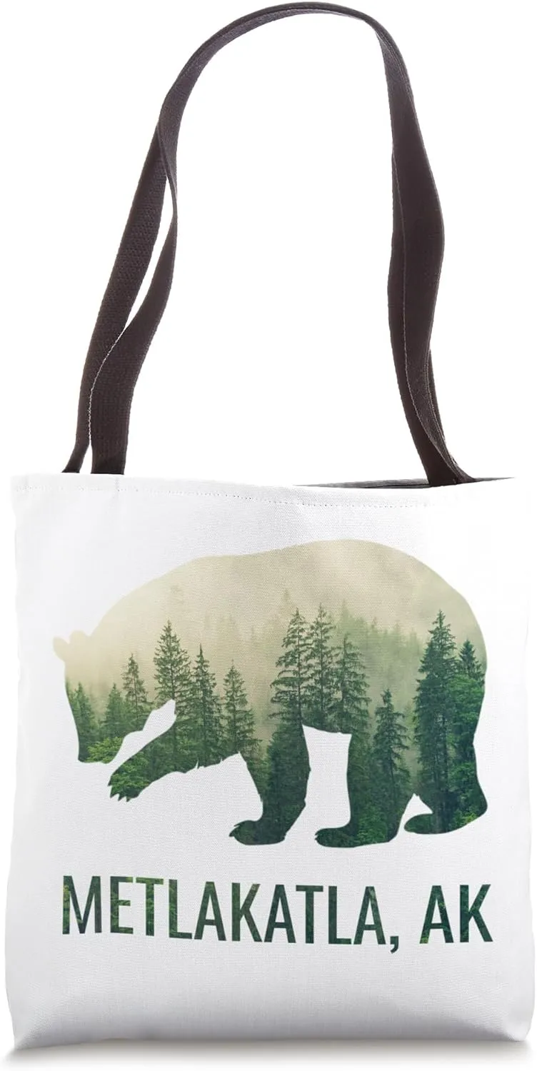 Metlakatla Bear Southeast Alaska Tongass Wildlife Tote Bag