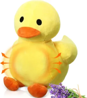 Microwavable Stuffed Animal for Kids Lavender Scented Cute Plush Heatable Coolable Plushie for Gift Adults Soothing Warmth Comfort Heating Pad for Cramps(Duck)