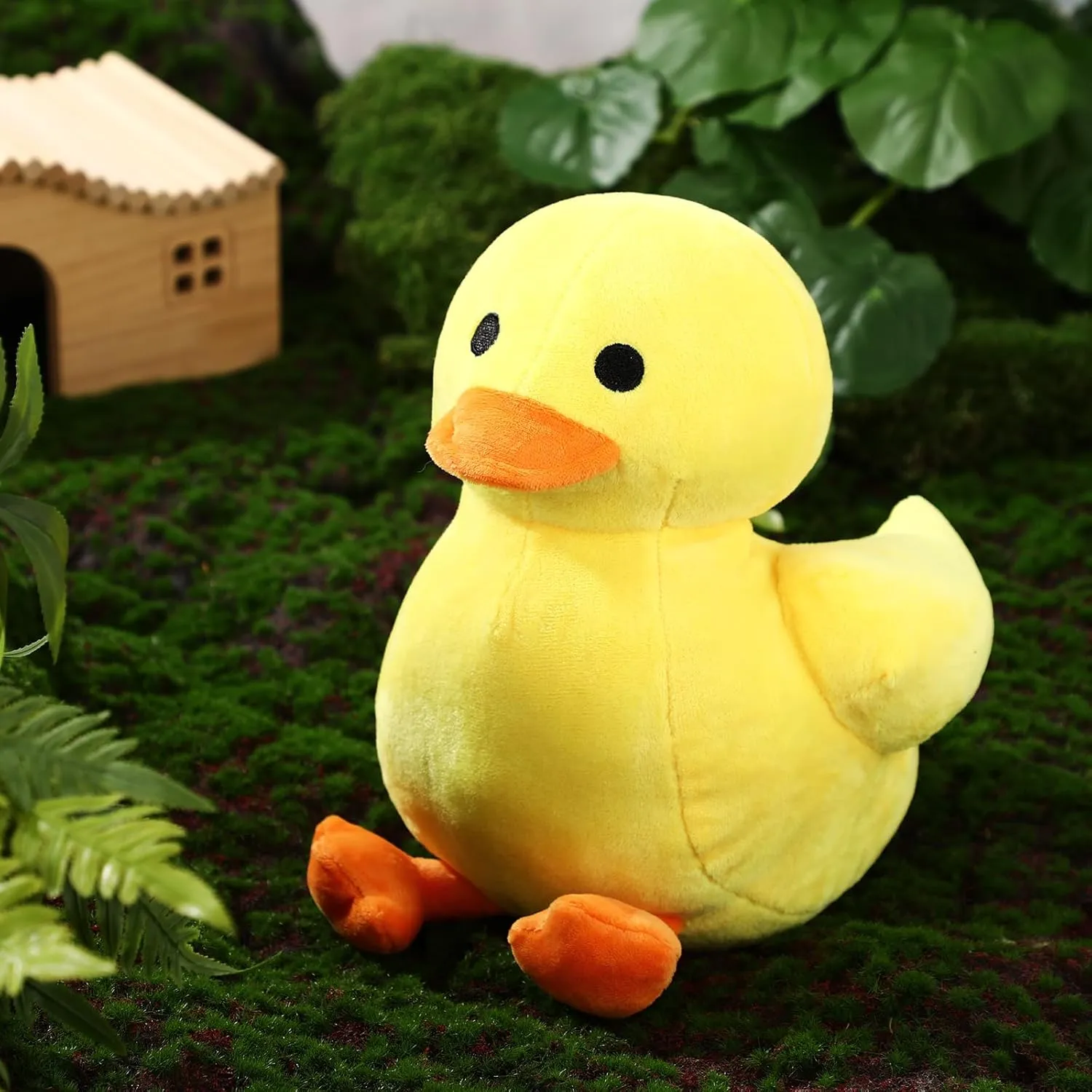 Microwavable Stuffed Animal for Kids Lavender Scented Cute Plush Heatable Coolable Plushie for Gift Adults Soothing Warmth Comfort Heating Pad for Cramps(Duck)