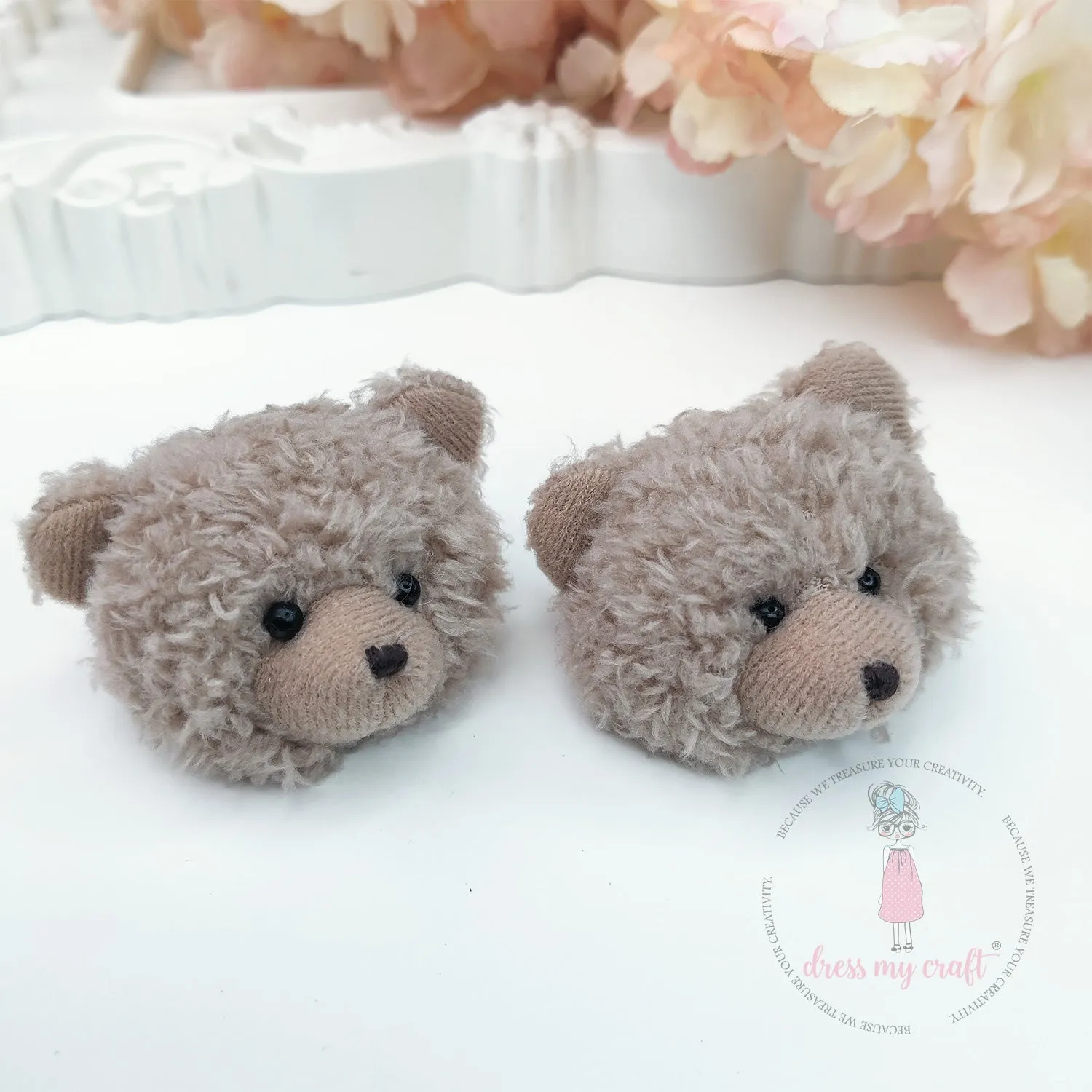 Miniature Snug Teddy Bear Head