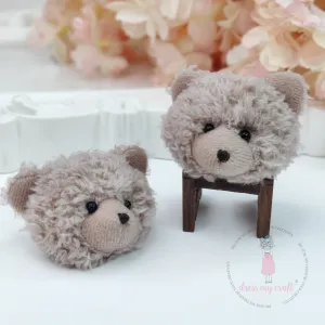 Miniature Snug Teddy Bear Head