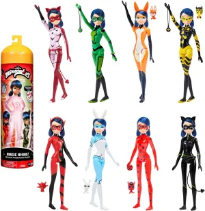 Miraculous Ladybug Magic Heroez Marinette Transforms Into Surprise Costumes with This Colour Reveal Doll Each Doll's Look Remains a Mystery Until Revealed, White, 26 x 6 x 3.5 cm; 220 Grams