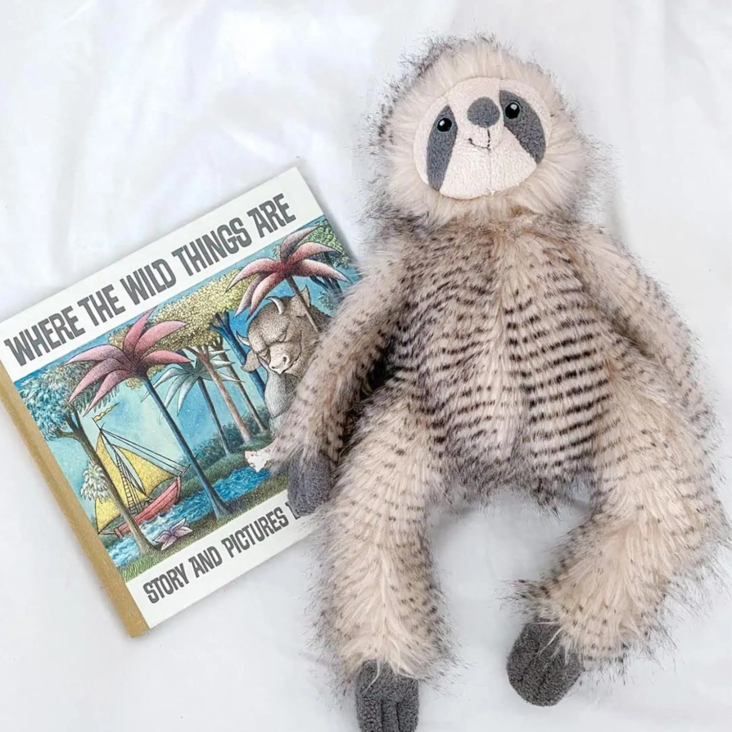 MON AMI Designer Sloth Stuffed Animal – 18”, Natural Look Alike, Soft & Cuddly, Use as Toy or Nursery Room Decor, Great Gift for Kids of All Ages
