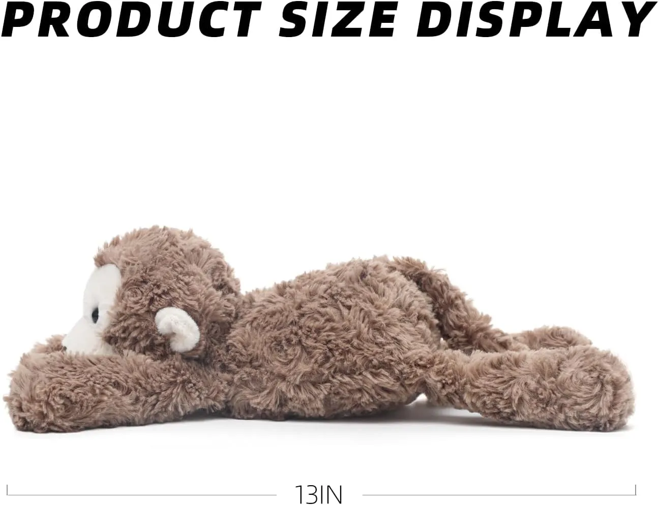 Monkey Stuffed Animal Cute Plush Toy Soft Monkey Plush Pillow Stuffed Plushies Doll Gifts for Girls Boys Adults