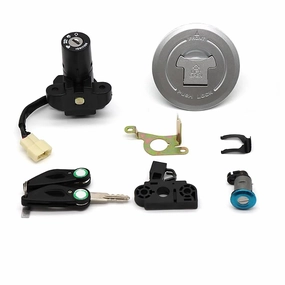 Motorcycle Ignition Switch Fuel Tank Lock Set Electric Door Lock with Keys for Benelli BJ125-3E-3F TNT135 TNT125