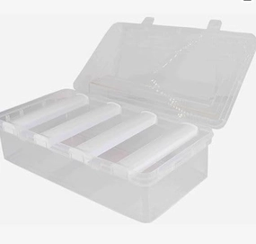 Multipurpose Plastic Storage Box with Adjustable Rods l Storing Box For Bangles, Chuda, Kada, Watches, Scrunchies.