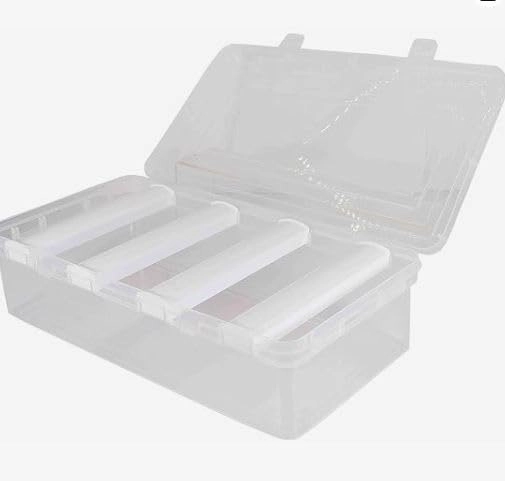 Multipurpose Plastic Storage Box with Adjustable Rods l Storing Box For Bangles, Chuda, Kada, Watches, Scrunchies.