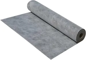 MYOYAY 3.3ft x 98.5ft Waterproof Membrane for Shower 24mils Thick Underlayment Waterproof Polyethylene 323 sq.ft Membrane Polyethylene Fabric Roll for Bathroom, Sauna, Steam Room, Grey