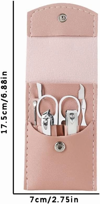 Nail Clippers Set Portable 7-Piece Nail Clippers Set Simple Manicure Tool for Office Bedroom Indoor Travel Nail File Tool Nail Care Set (Color : B)