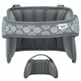 NAPUP Toddler Head Strap for Car Seat – Adjustable Polyester Carseat Head Strap for Sleeping Child (Grey)