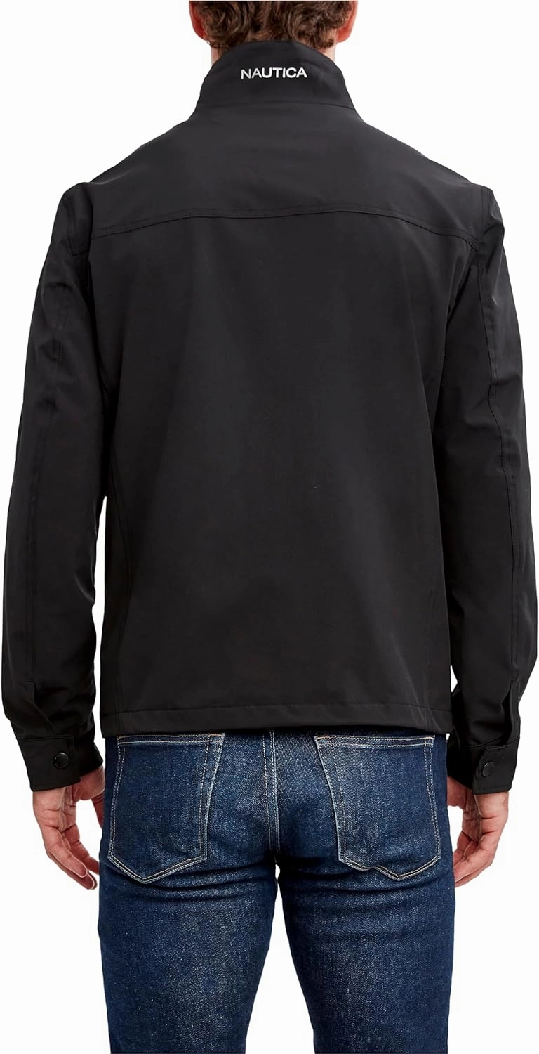 Nautica Men's Lightweight Windbreaker Jacket-Water-Resistant, Ideal for Golf, Hiking, Boating Adventures & Casual Wear