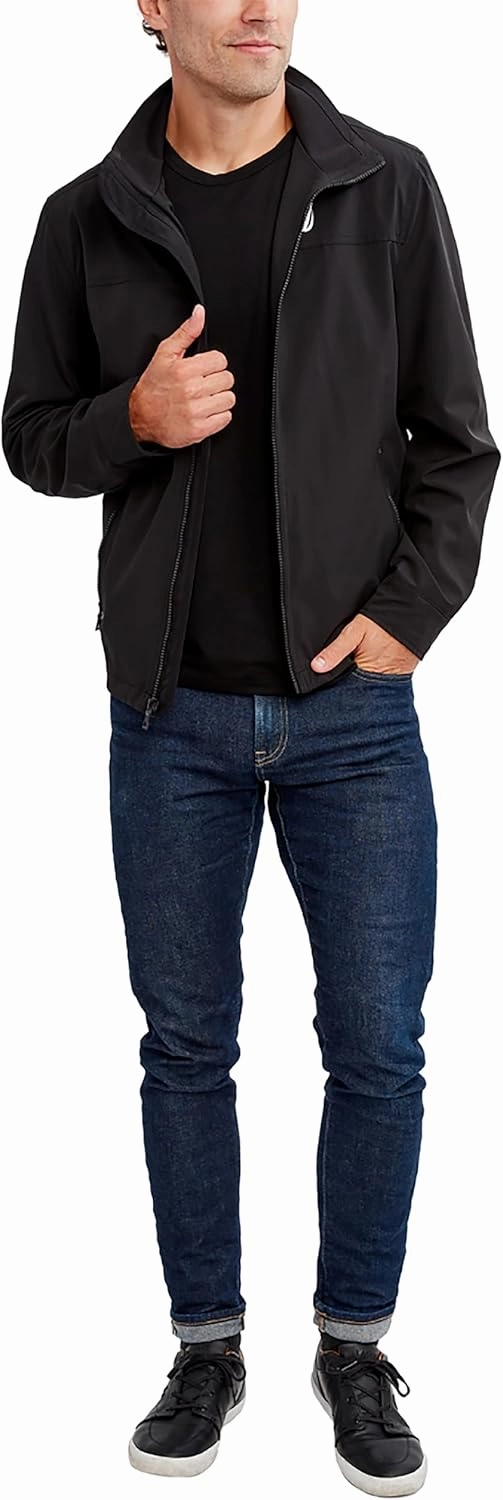 Nautica Men's Lightweight Windbreaker Jacket-Water-Resistant, Ideal for Golf, Hiking, Boating Adventures & Casual Wear