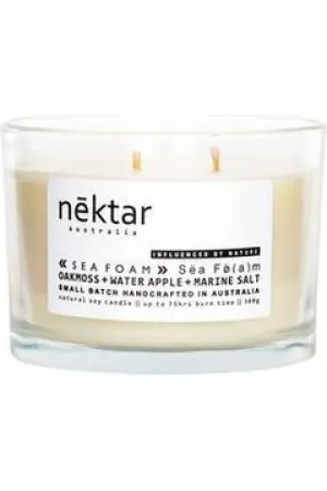 NeKTAR SEA FOAM NATURAL SOY CANDLE