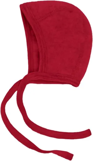 Newborn Baby Bonnet: Infant Ear Protection Hat Pilot Cap, 0-6 Months, Organic Merino Wool Fleece