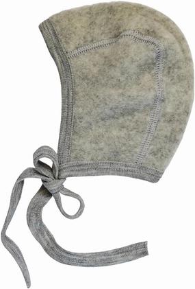 Newborn Baby Bonnet: Infant Ear Protection Hat Pilot Cap, 0-6 Months, Organic Merino Wool Fleece
