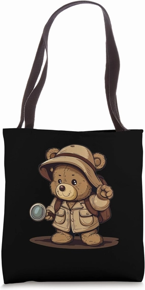 Nice Palaeontology Teddy Bear for Excavation Lovers Tote Bag