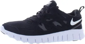 Nike Boy's Free Run 2 (Big Kid) Black/White/Dark Grey 7 Big Kid M