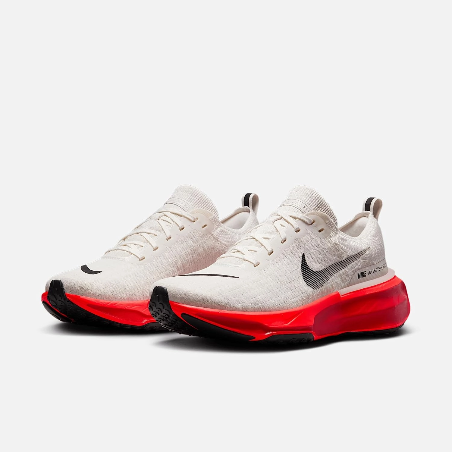 Nike Invincible 3 Men's Road Running Shoes (DR2615-009, Phantom/Bright Crimson/University Red/Black)