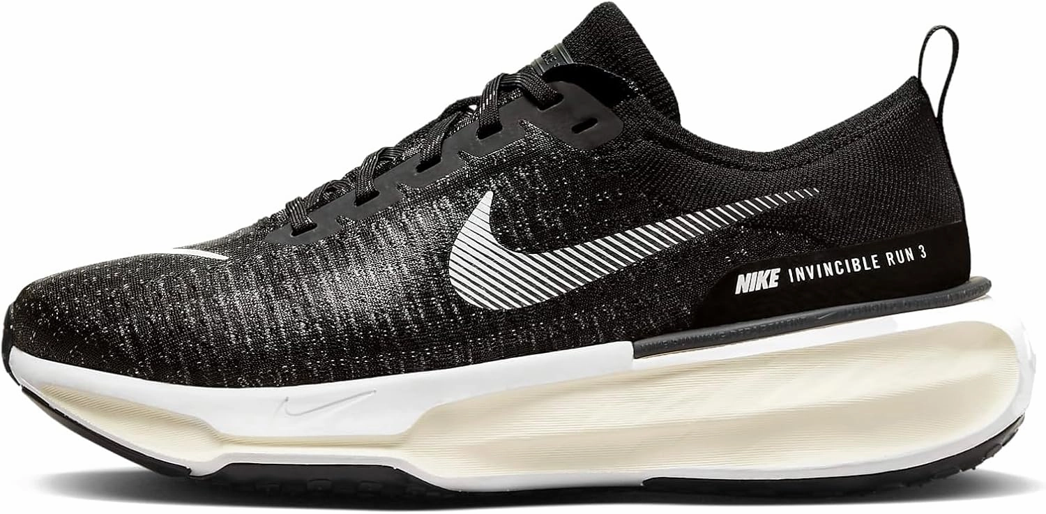Nike Invincible 3 Men's Road Running Shoes (Extra Wide) (FN1187-001, Black/Coconut Milk/Bright Crimson) Size 11
