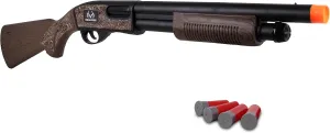 NKOK Realtree Pump Action Toy Shotgun 25027, Wood Grain and Black Design Give The Toy Shotgun a Quality Look, Allows for Pretend Play, Realistic Sounds, Perfect for Ages 4 and up