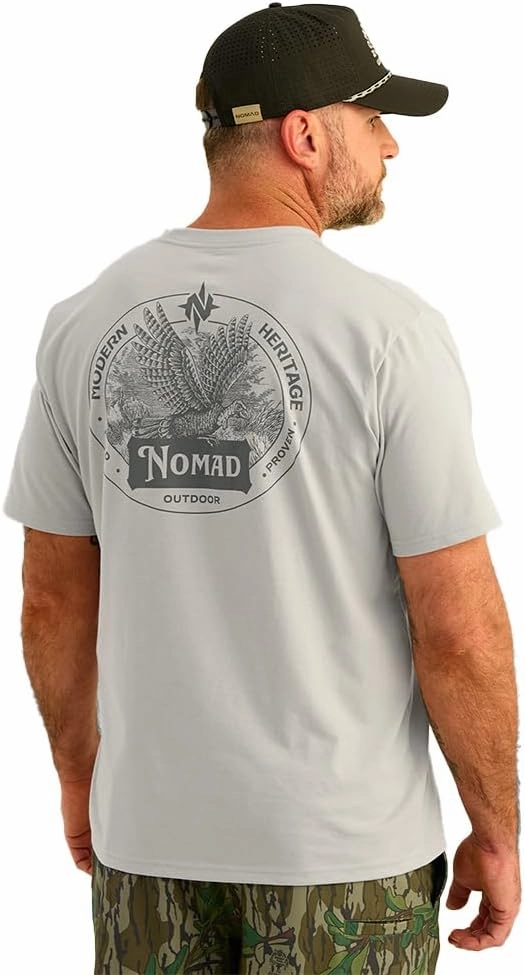 Nomad Men's Short Sleeve Performance Tee, Hunting T-Shirt