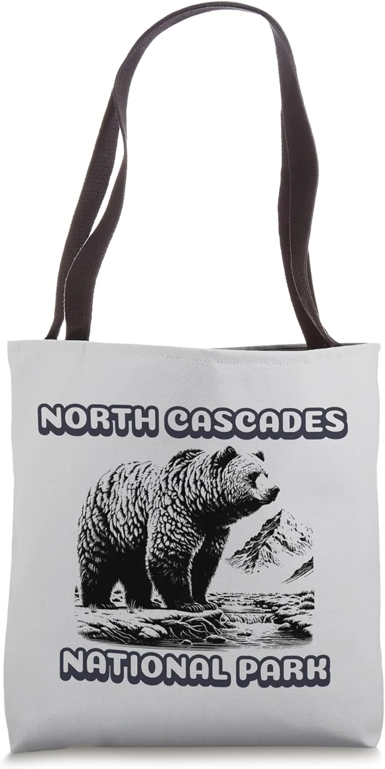 North Cascades National Park Washington Bear Vacation Tote Bag
