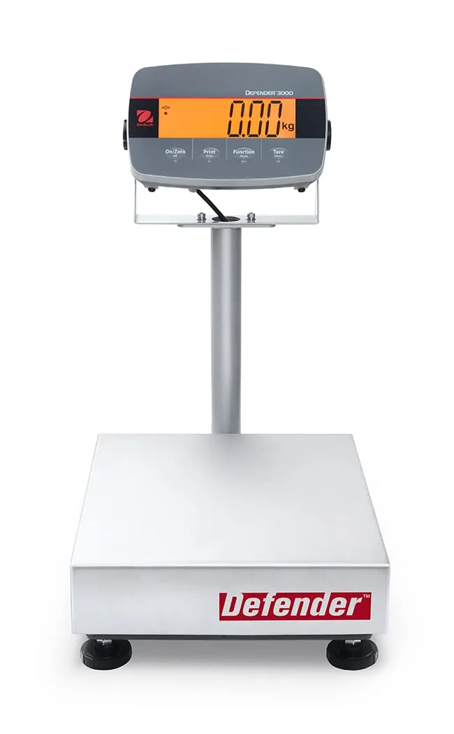OHAUS Defender 3000 - i-D33 Bench Scale D33P30B1R1 60lb x 0.02lb (0.01lb), NTEP 30685175