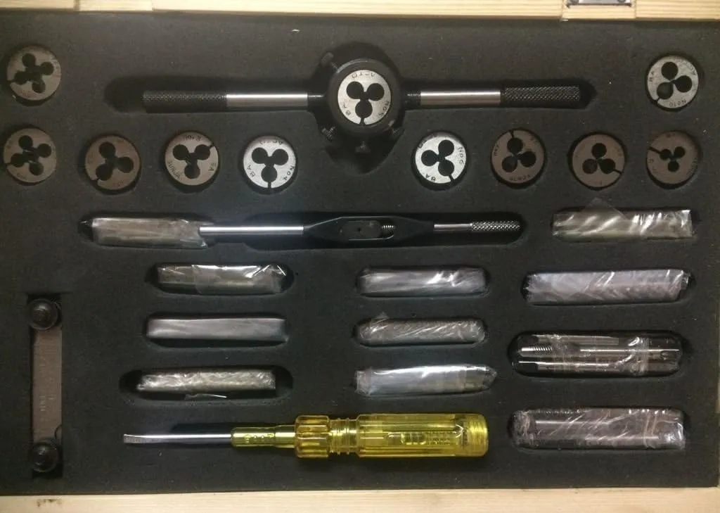 OMEX NEW BRITISH ASSOCIATION 48 PCS TAP DIES SET 0 TO 10 B.A - SCREW THREAD GAUGE BA