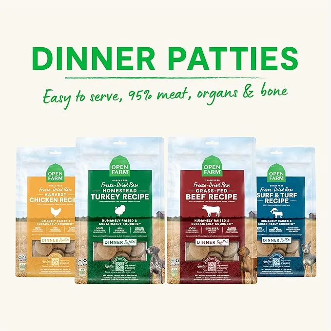 Open Farm Freeze Dried Patties