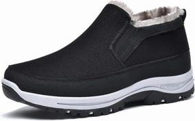 Orthowalkway Mens Shoes Plush Mens Orthopedic Slip On Shoes Outdoor Non Slip Orthopedic Sneakers