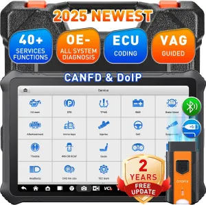 OTOFIX D1 PROS 2025 Bidirectional Scan Tool, 2 Years Free Update, ECU Coding, FCA SGW Access, 40  Services, Active Test, VAG Guided Function, Auto Scan 2.0, CANFD & DOIP, Advanced of D1 Lite