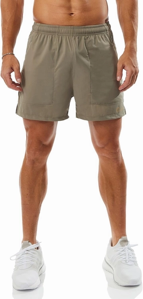 Ouber Men's Athletic Gym Shorts Workout Quick Dry Shorts for Men Running Training with Zipper Pockets