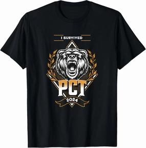 Pacific Crest Trail Bear PCT 2024 Thru Hiking T-Shirt