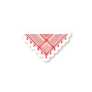 Palestinian Red Keffiyeh