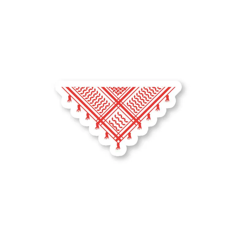 Palestinian Red Keffiyeh
