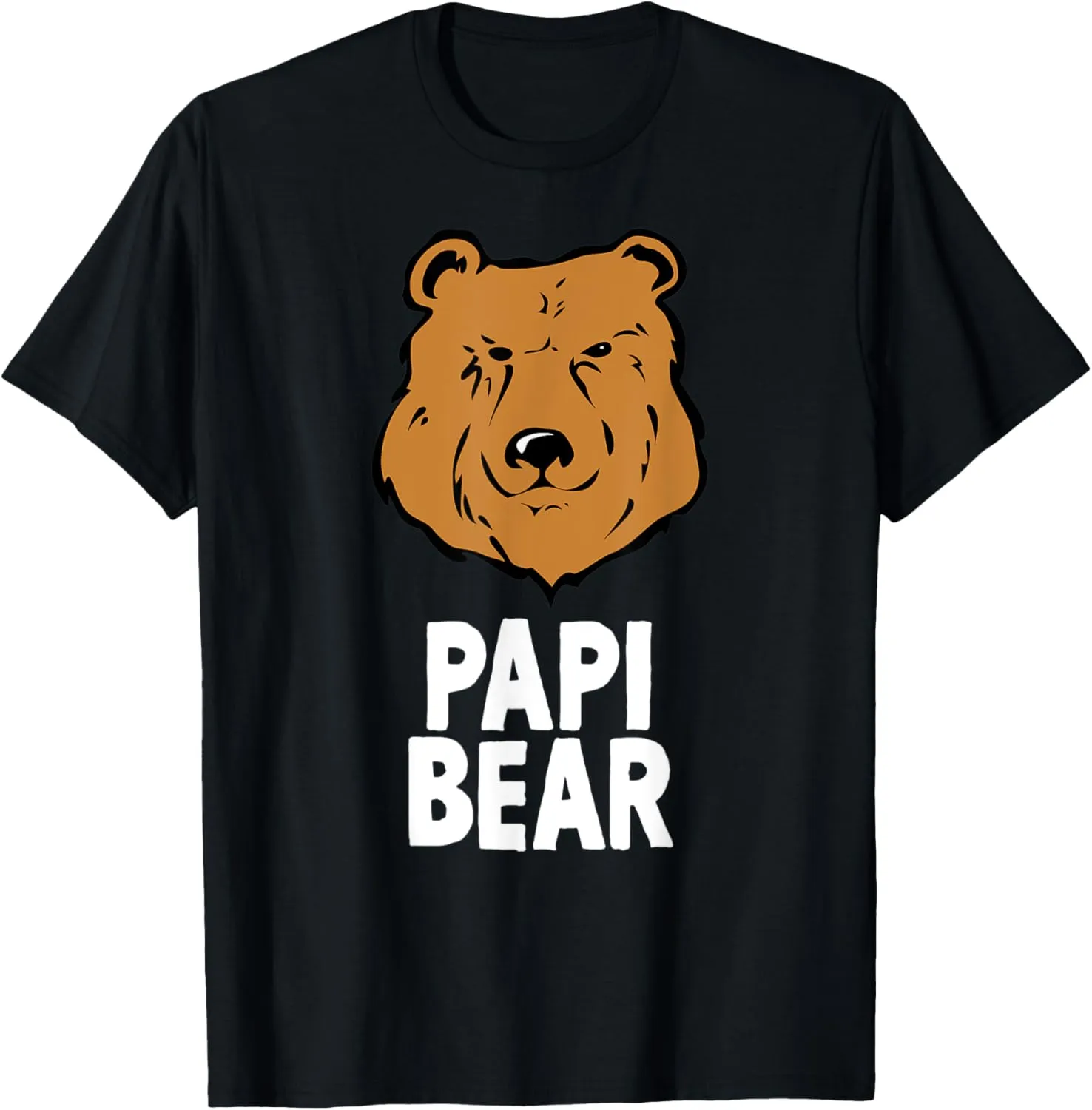 Papi Bear Funny Gift T-Shirt Christmas T-Shirt