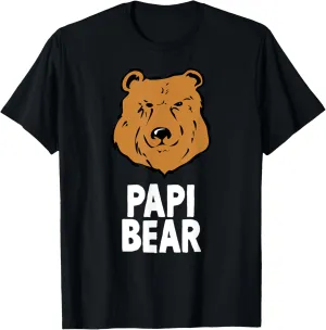 Papi Bear Funny Gift T-Shirt Christmas T-Shirt