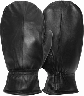 Park City Women’s Leather Mittens (100% Rabbit Fur Lined) Perfect for Driving, Skiing, and Winter Wear (Premium Lambskin)