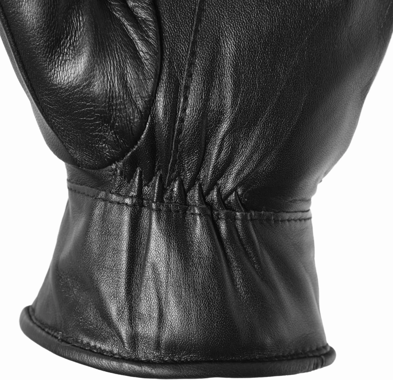 Park City Women’s Leather Mittens (100% Rabbit Fur Lined) Perfect for Driving, Skiing, and Winter Wear (Premium Lambskin)